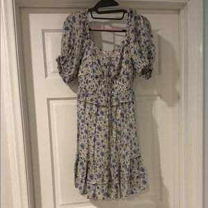 Floral Puff Sleeve Dress